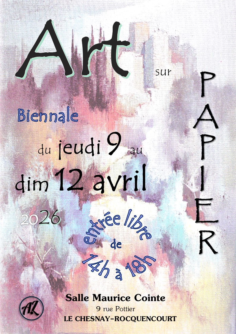 Affiche Biennale Art sur Papier